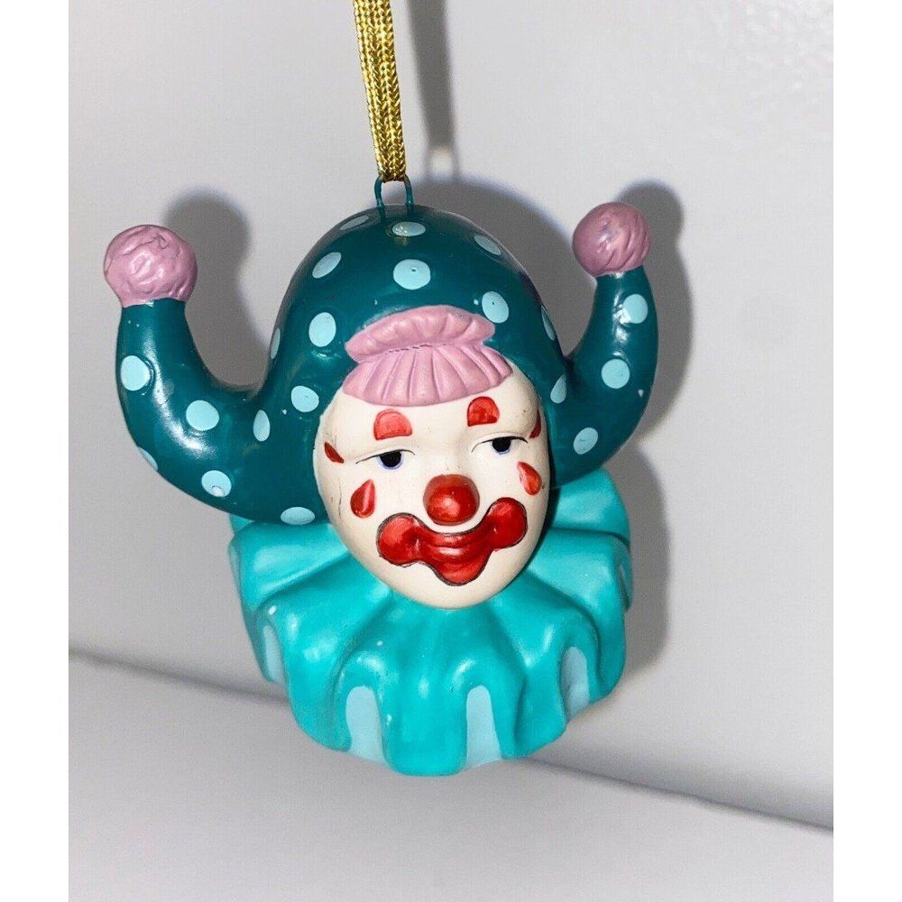 Vintage Enesco Clown Ornament